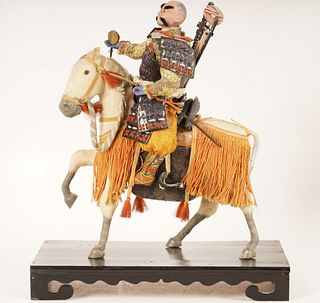 Japanese Warrior Doll on Horseback