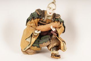 Japanese Display Doll of a Seated Minister