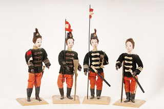 Group 4 Japanese Solider Dolls