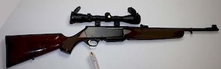 Browning "BPR" Browning pump rifle in .308 Win, w/ Nikon 9x scope in unfired condition. To be sold a
