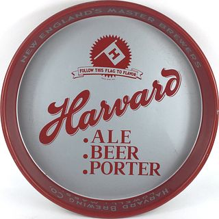 1946 Harvard Ale/Beer/Porter 13 inch tray Lowell, Massachusetts