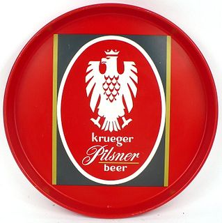 1960 Krueger Pilsner Beer (eagle) 12 inch tray Newark, New Jersey