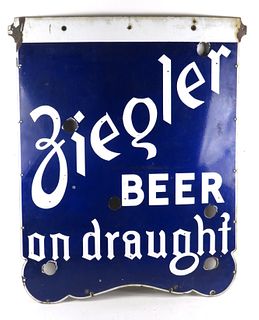 1933 Ziegler Beer Porcelain Neon Skin Beaver Dam, Wisconsin