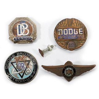 Dodge Brothers Antique Car Badges