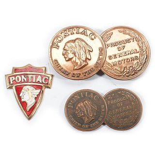 Pontiac Antique Car Badges