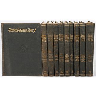 Hawkins Electrical Guide - Revised 2nd Edition.1917 - 10 volumes