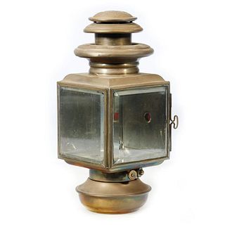 Antique Brass Automobile Lamps. Maxwell No. 11 Side Lamp