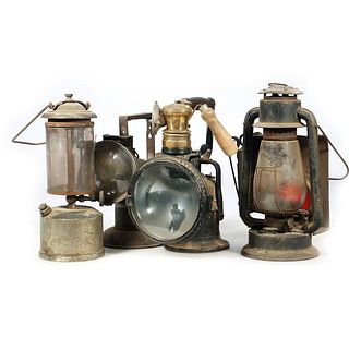 Carbide Lanterns: Oxweld, OSMEKA. Kerosene Lanterns: RISCO No 321, Mica Lenses