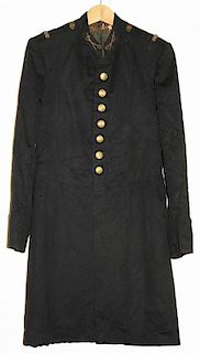 ca 1870 McLilley & Co., Civil war pattern frock coat, IOOF buttons,