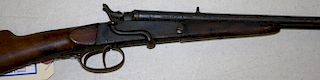 Unusual european child's double gun chambered for 9mm Flobert shot shell and .22 LR  to be sold in a