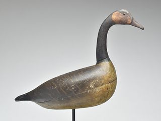 Hollow carved field goose from the rig of Daniel W. Voorhees, Illinois.