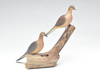 Pair of doves, Harold Haertel, Dundee, Illinois.