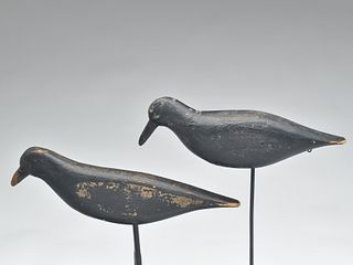 Two rare working crows from Long Island, last quarter 19th century.