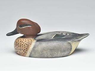 Greenwing teal, Ken Anger, Dunnville, Ontario, 2nd quarter 20th century.