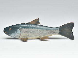 Bass fish decoy, Hans Janner, Mt Clemens, Michigan, 2nd quarter 20th century.