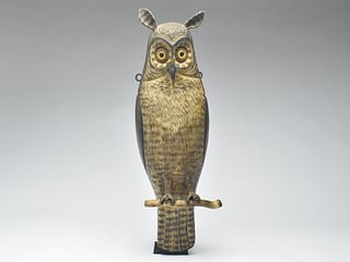 Large owl, Russ Allen, Parksley, Virginia.