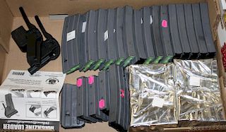 30 Colt AR15 magazines  with two Cambi magazine loaders