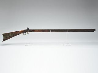 18th century tiger maple Kentucky long rifle.