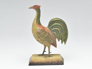 Miniature rooster, Frank Finney, Cape Charles, Virginia.
