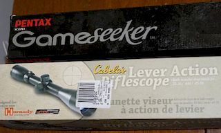 two rifle scopes new in box Cabelas Lever action scope, Pentax game seeker