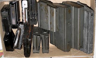 mixed lot of magazines including Enfield and M14 13 pcs