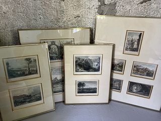 Group of framed Prints
