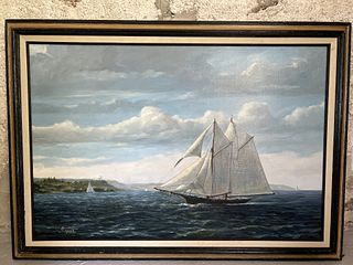 P Cusack Maritime painting