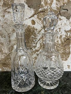 Two Waterford decanters