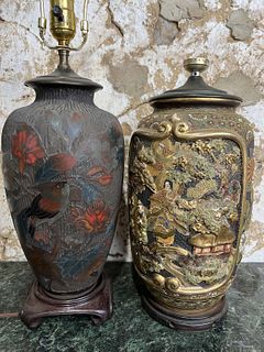 Two Asian Lamps