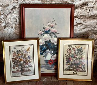Three Floral Prints