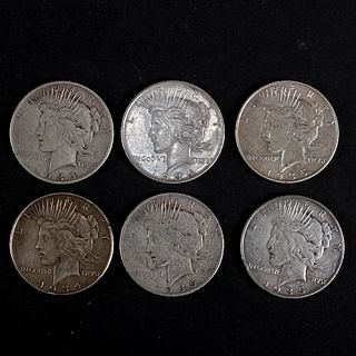 Group of Silver Dollars