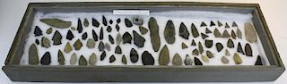 Addison County, Vermont prehistoric lithic points, arrowheads including Archaic & Woodland period ex