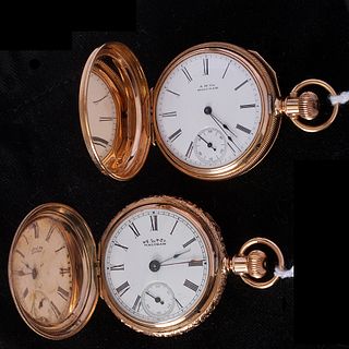 2 - 14k Ladies Pocket watches