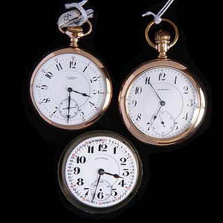 2 - Nice Condition Pocketwatches + 1 - Movement