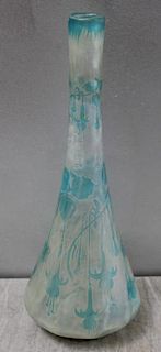 Cristallerie de Pantin Cameo Glass Vase