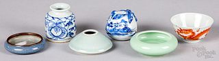 Six pieces of Chinese porcelain