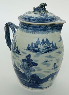 Canton Covered Pitcher, late 18th Century