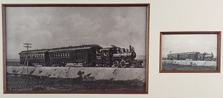 Antique "Nantucket Railroad" Black and White Photograph, turn of the Century