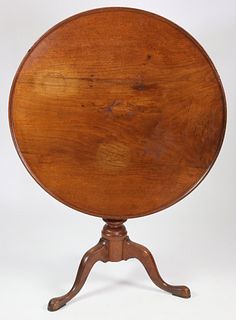 Queen Anne Walnut Tilt Top Tea Table, Pennsylvania, circa 1770s