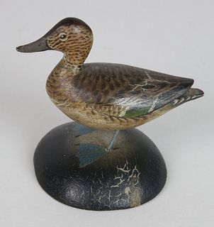 A. Elmer Crowell Miniature Carved Pintail