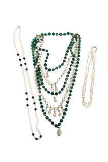 Collection of (3) Beaded Necklaces