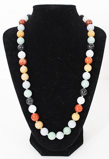 Ladies Multi Color Beaded Necklace