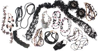 Collection of (16) Beaded Necklaces & Bracelets