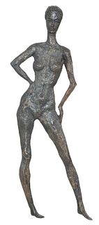 Yael Shalev (b.1948) Israel, Bronze Nude Female