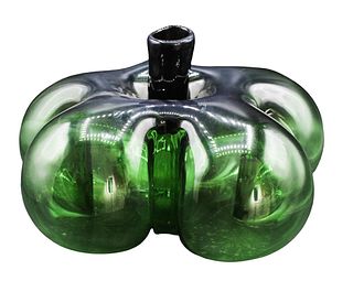 René Roubícek Art Glass Melon Form Vase