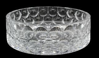 Mid-Century Modern Bohemian Czech Glass Bowl