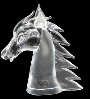 Murano Glass Unicorn Figurine Paperweight