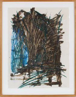 Per Kirkeby (1938-2018) Danish, Oil/Crayon/Paper