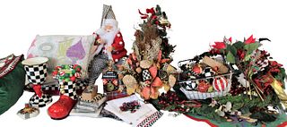 Large Collection Mackenzie Childs Christmas Decor
