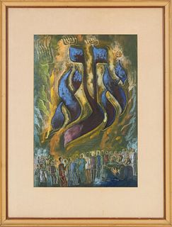 Raymond Katz (1890-1974) Hungary/Amer. Judaic